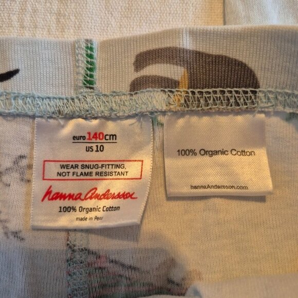 Hanna Andersson boys size size 140 or 10 pajama pants holiday dog print vguc - Picture 3 of 4